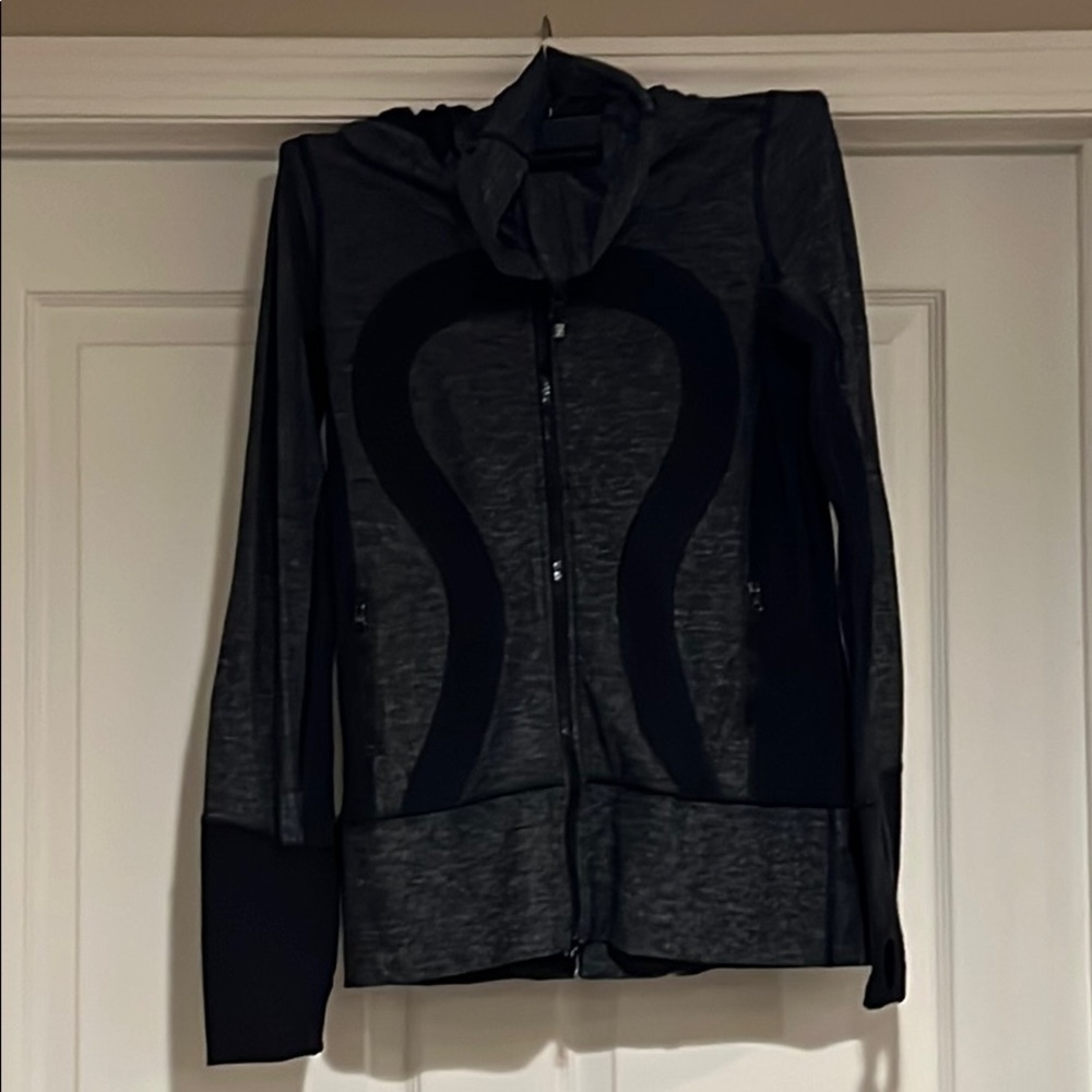 Lululemon zip up, hoodie with mock collar